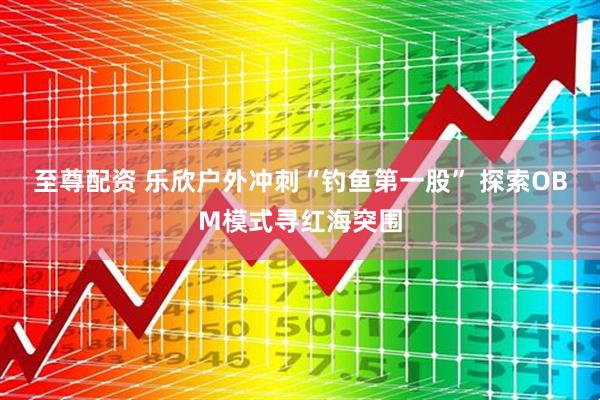 至尊配资 乐欣户外冲刺“钓鱼第一股” 探索OBM模式寻红海突围