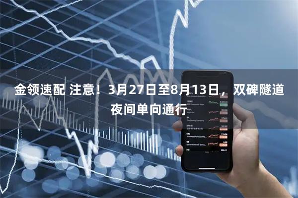 金领速配 注意！3月27日至8月13日，双碑隧道夜间单向通行